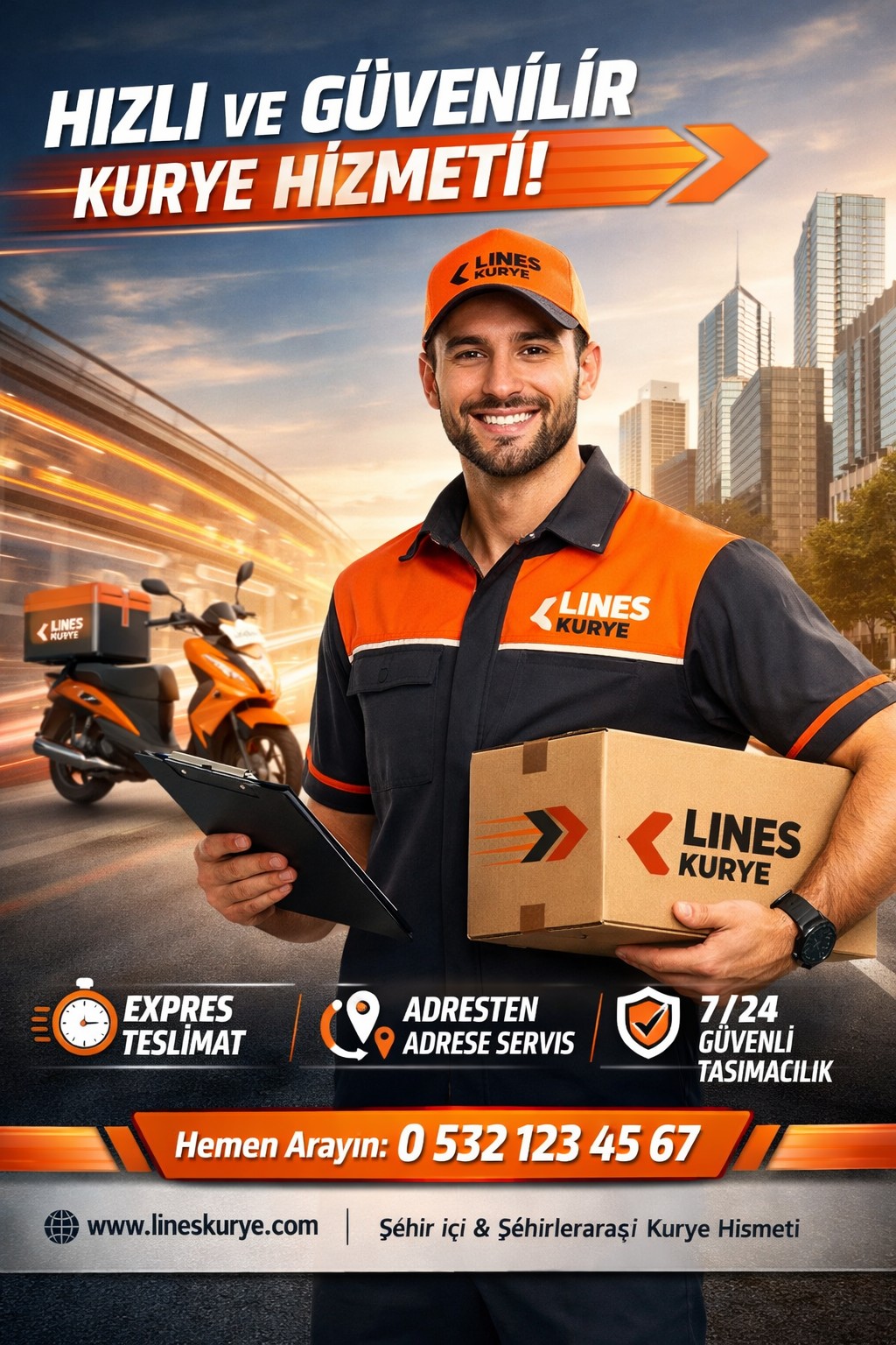 Lines Kurye hızlı teslimat