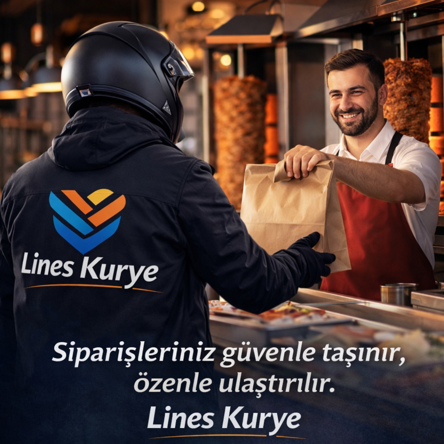 Lines Kurye restoran teslimatı